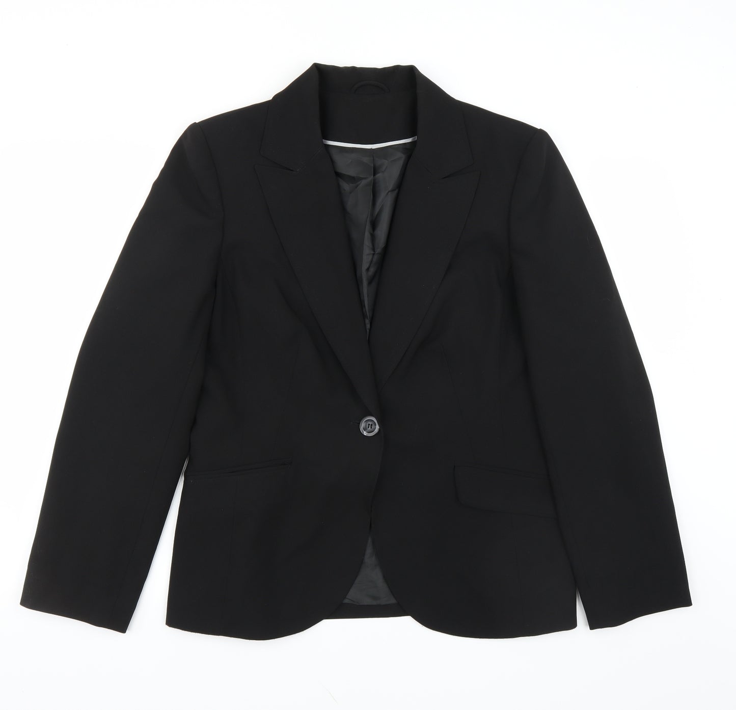 F&F Womens Black   Jacket Suit Jacket Size 16