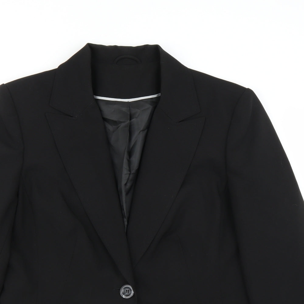 F&F Womens Black   Jacket Suit Jacket Size 16