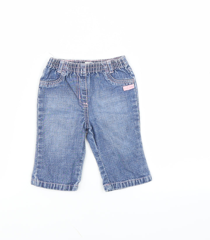 NEXT Girls Blue Jeans Size 3-6 Months