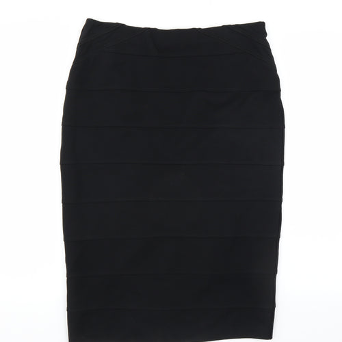 Marks and Spencer Womens Black   Straight & Pencil Skirt Size 14