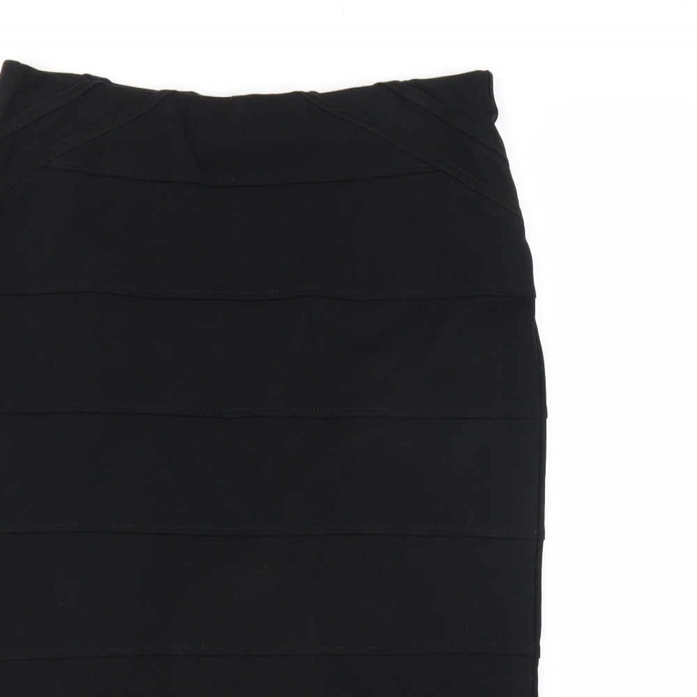 Marks and Spencer Womens Black   Straight & Pencil Skirt Size 14