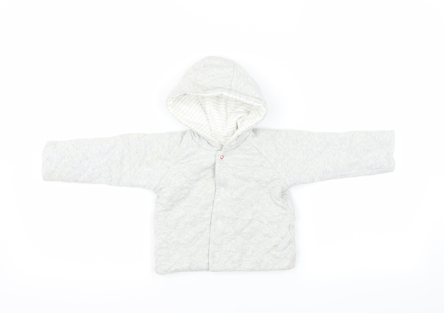 Marks and Spencer Girls Grey   Overcoat Coatigan Size 6-9 Months