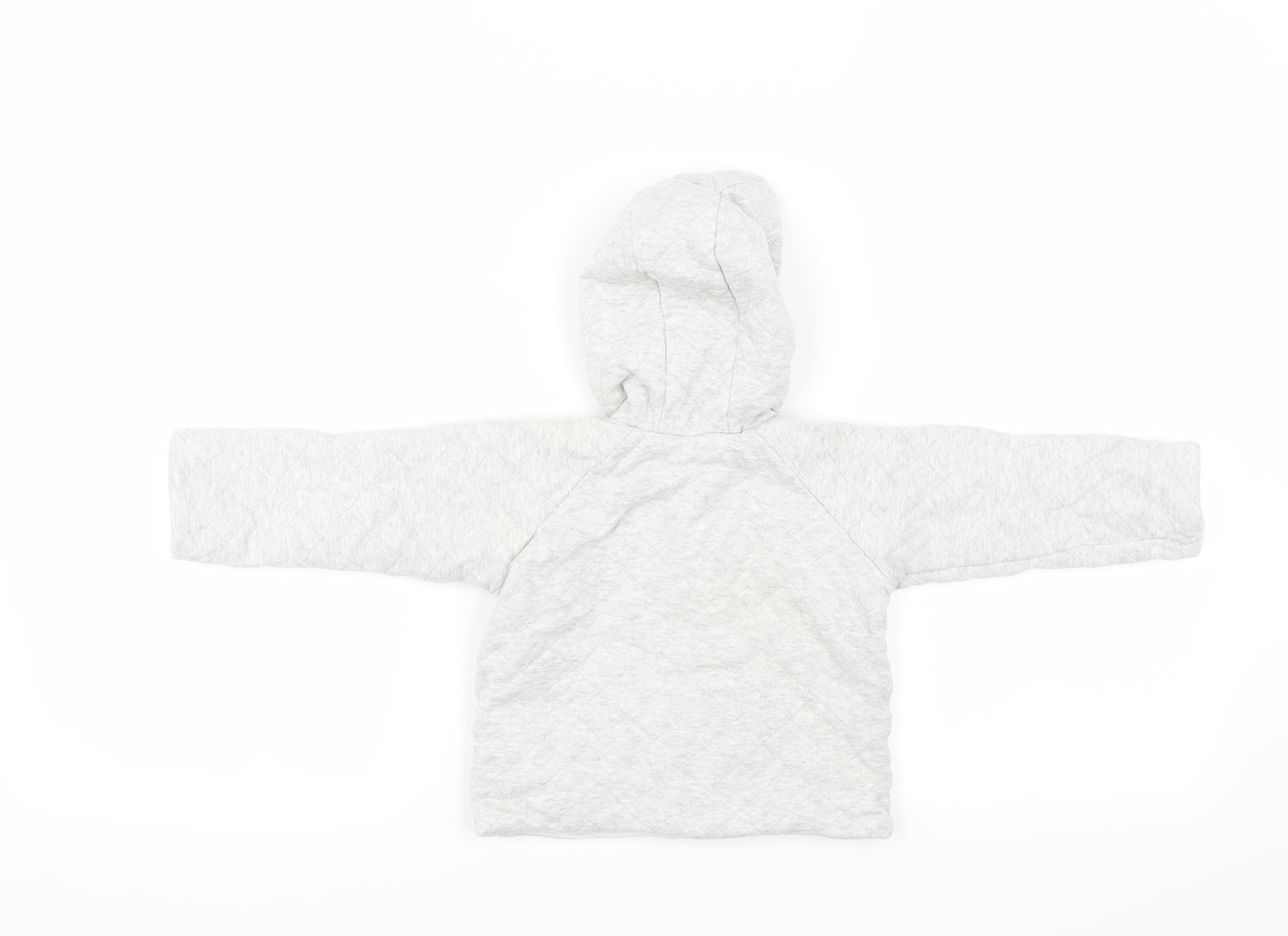 Marks and Spencer Girls Grey   Overcoat Coatigan Size 6-9 Months