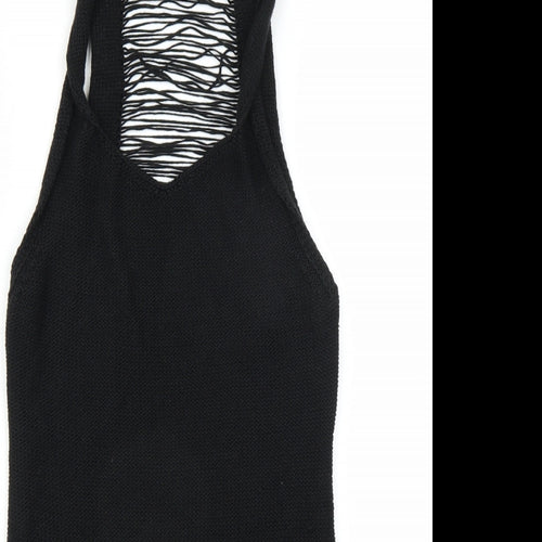 Bershka Womens Black   Pullover Jumper Size M