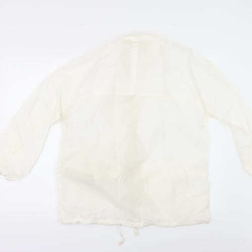 RISING GLORY Womens Ivory   Parka Jacket Size 18  - Parka in a Pocket