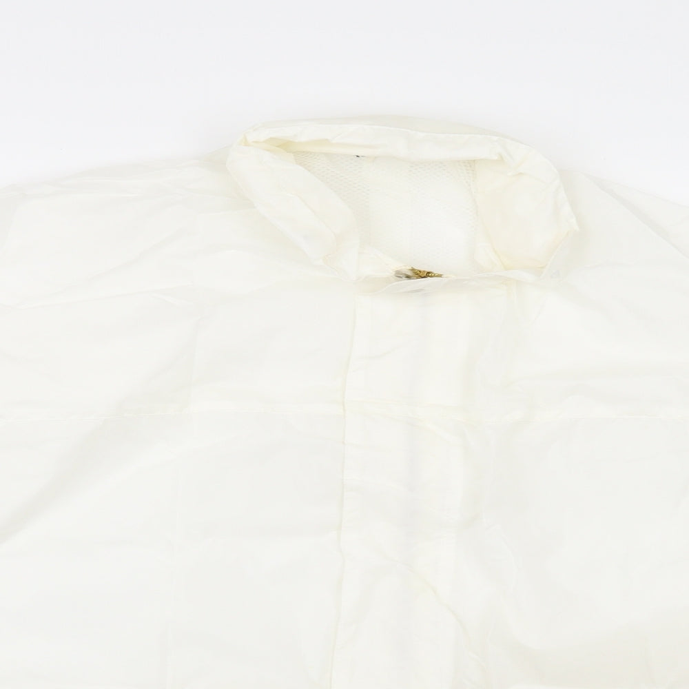 RISING GLORY Womens Ivory   Parka Jacket Size 18  - Parka in a Pocket