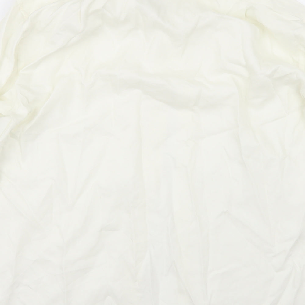 Marks and Spencer Mens Ivory    Dress Shirt Size 15