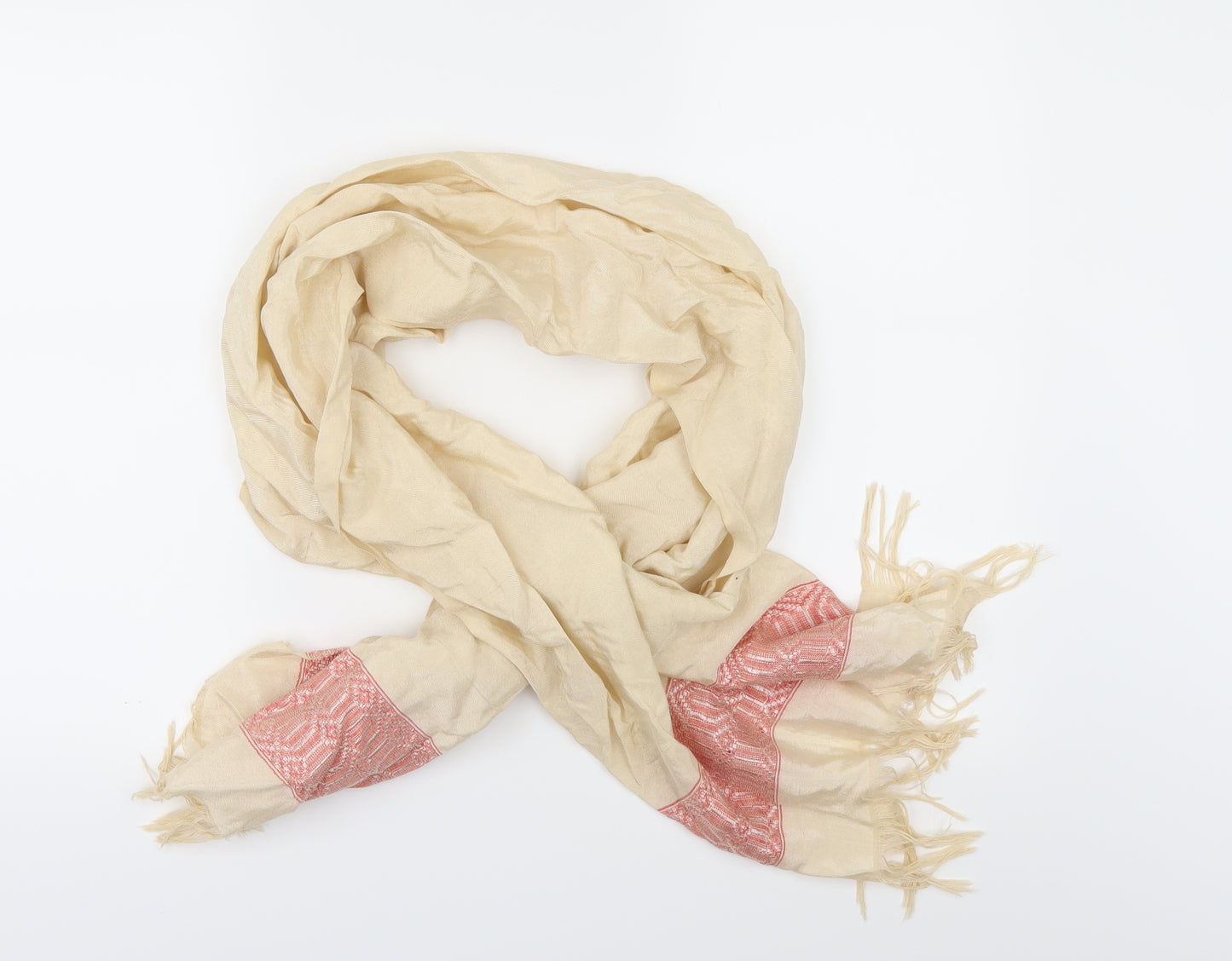 Preworn Womens Beige    Scarf