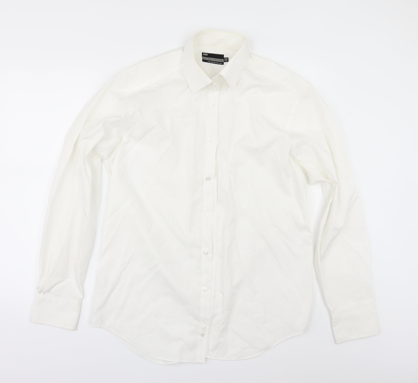 Marks and Spencer Mens White    Dress Shirt Size 15.5