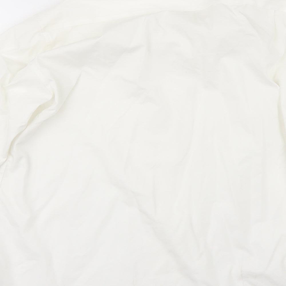 Marks and Spencer Mens White    Dress Shirt Size 15.5