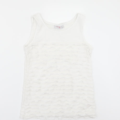 NEXT Womens White   Tunic T-Shirt Size 14