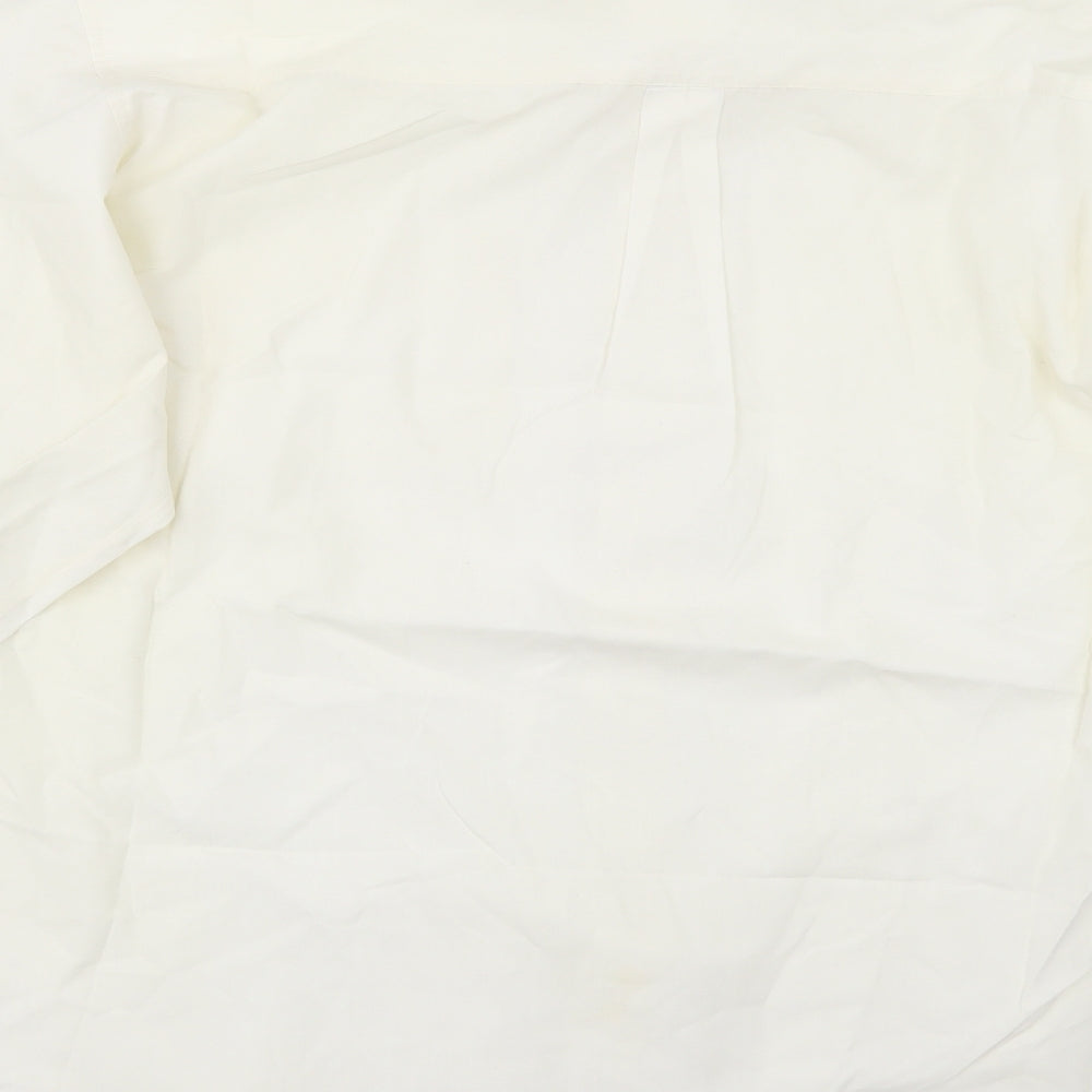I D A H O  Mens Ivory    Button-Up Size 16