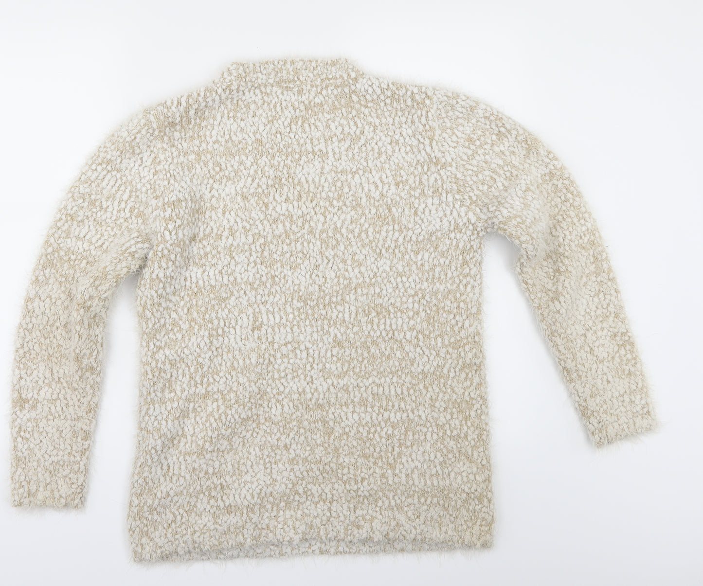 Angel ribbons Womens Beige   Pullover Jumper Size 14