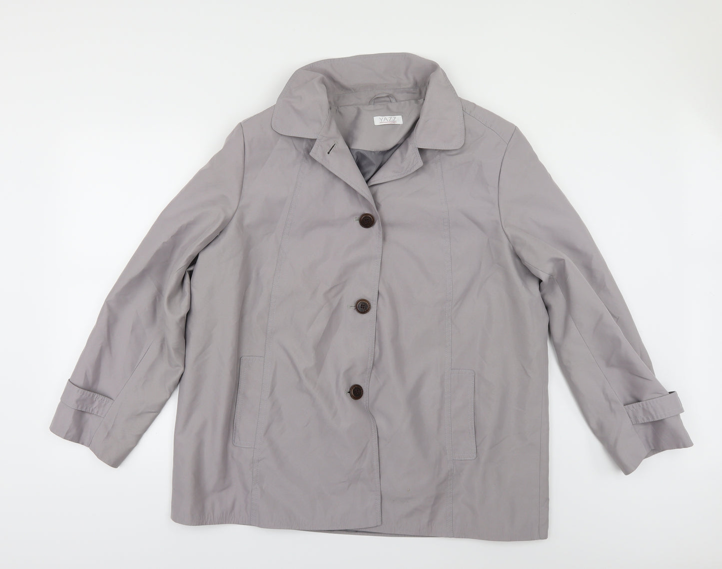 Yazz Womens Grey   Jacket  Size 18