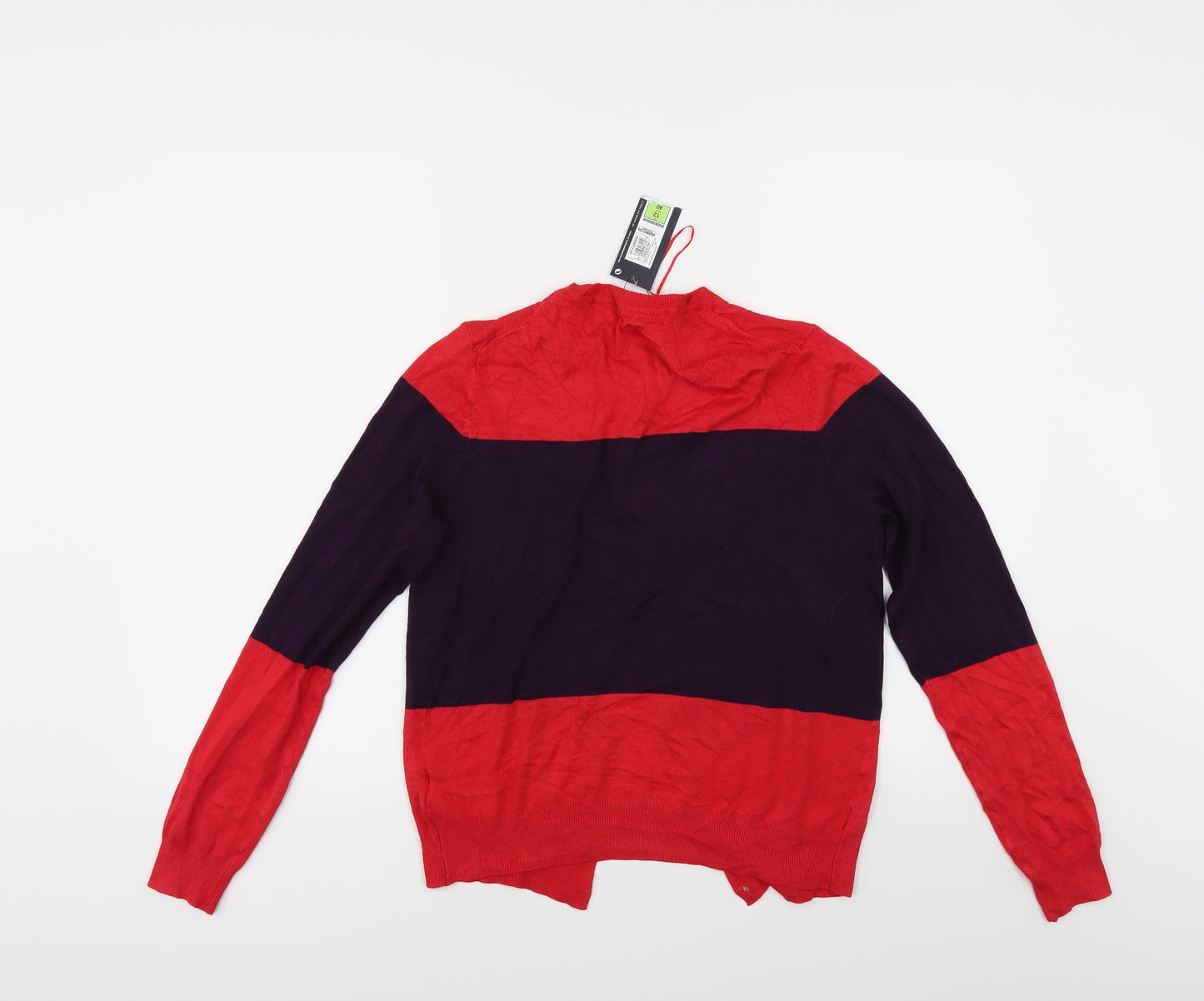 Marks and Spencer Womens Red   Cardigan Jumper Size 12