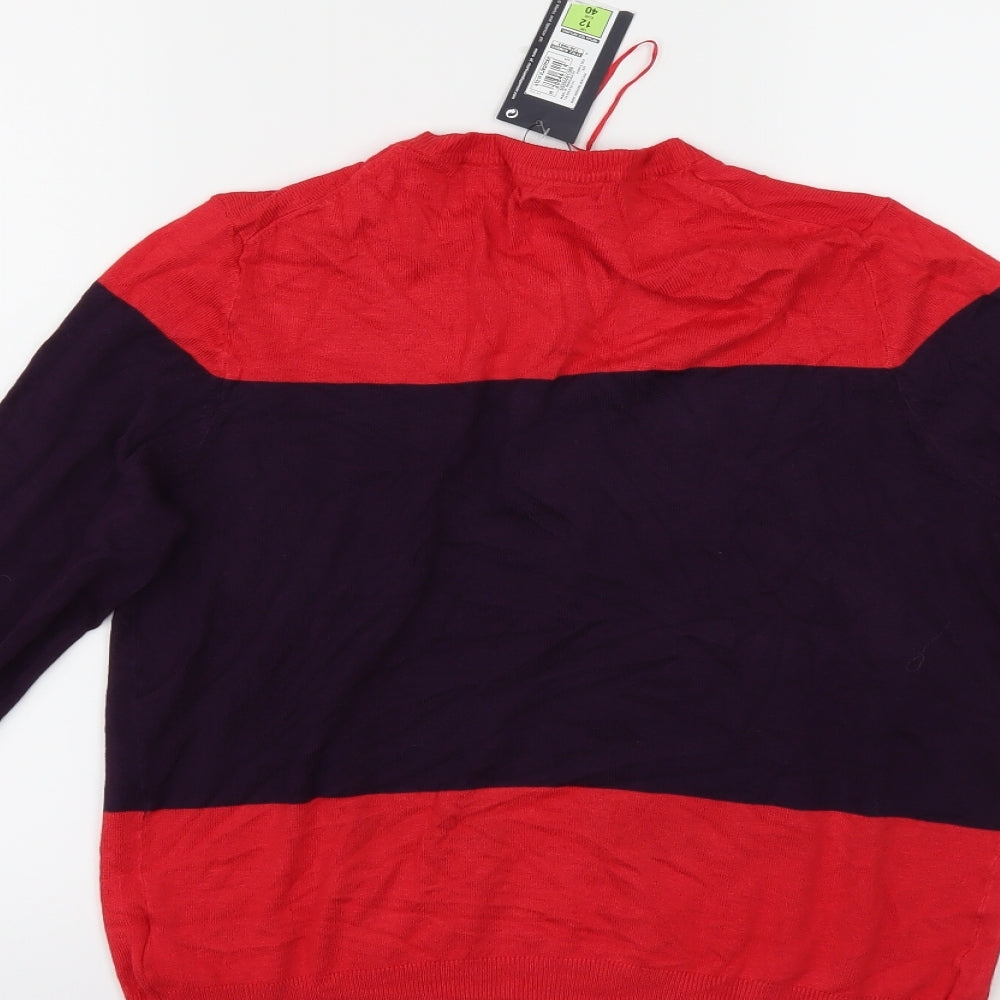 Marks and Spencer Womens Red   Cardigan Jumper Size 12