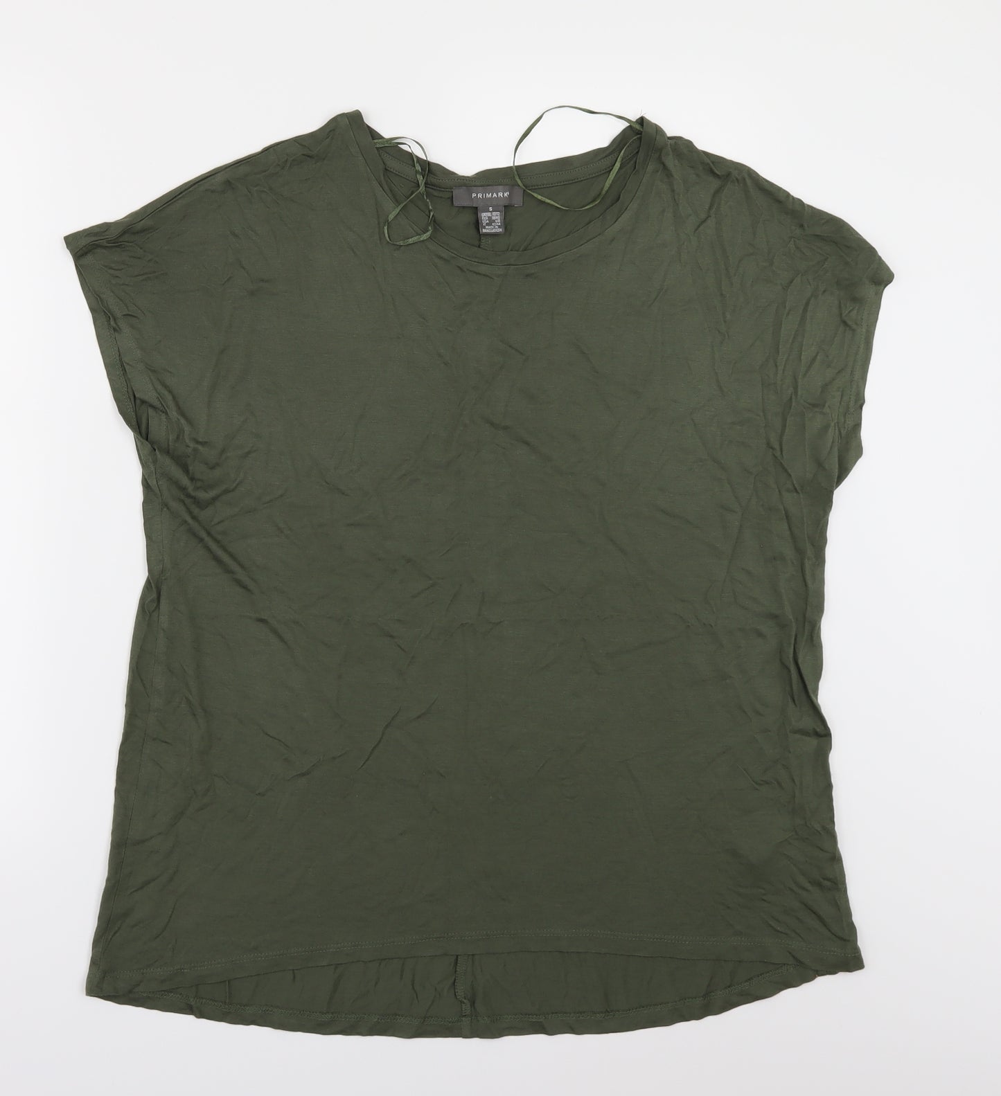 Primark Womens Green   Basic T-Shirt Size S