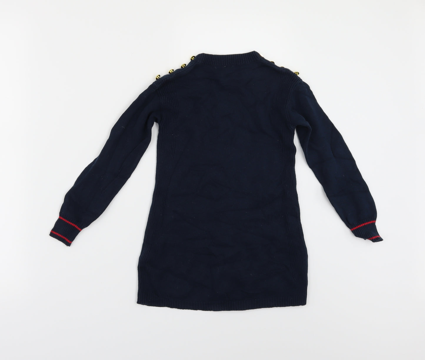 NEXT Girls Blue   Jumper Dress  Size 6 Years