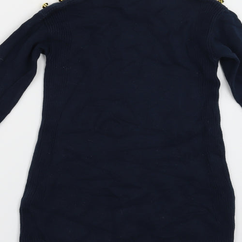 NEXT Girls Blue   Jumper Dress  Size 6 Years