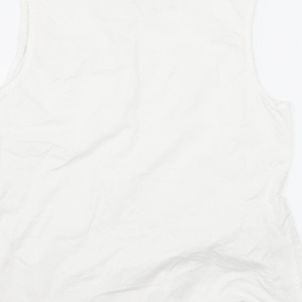 NEXT Womens White  Jersey Camisole Tank Size 14