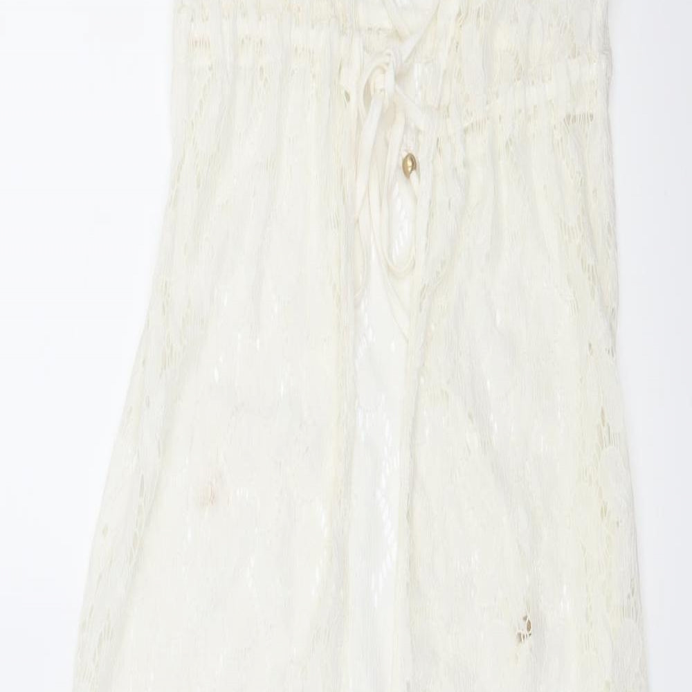 Atmosphere Womens White  Lace Wrap Dress  Size S  - Beach Wear
