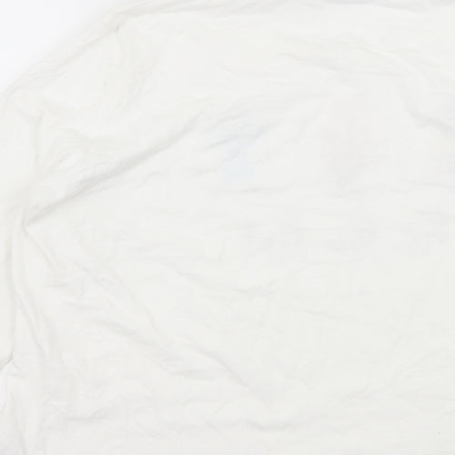 TU Womens White  Jersey Basic T-Shirt Size 16  - Ho Ho Ho