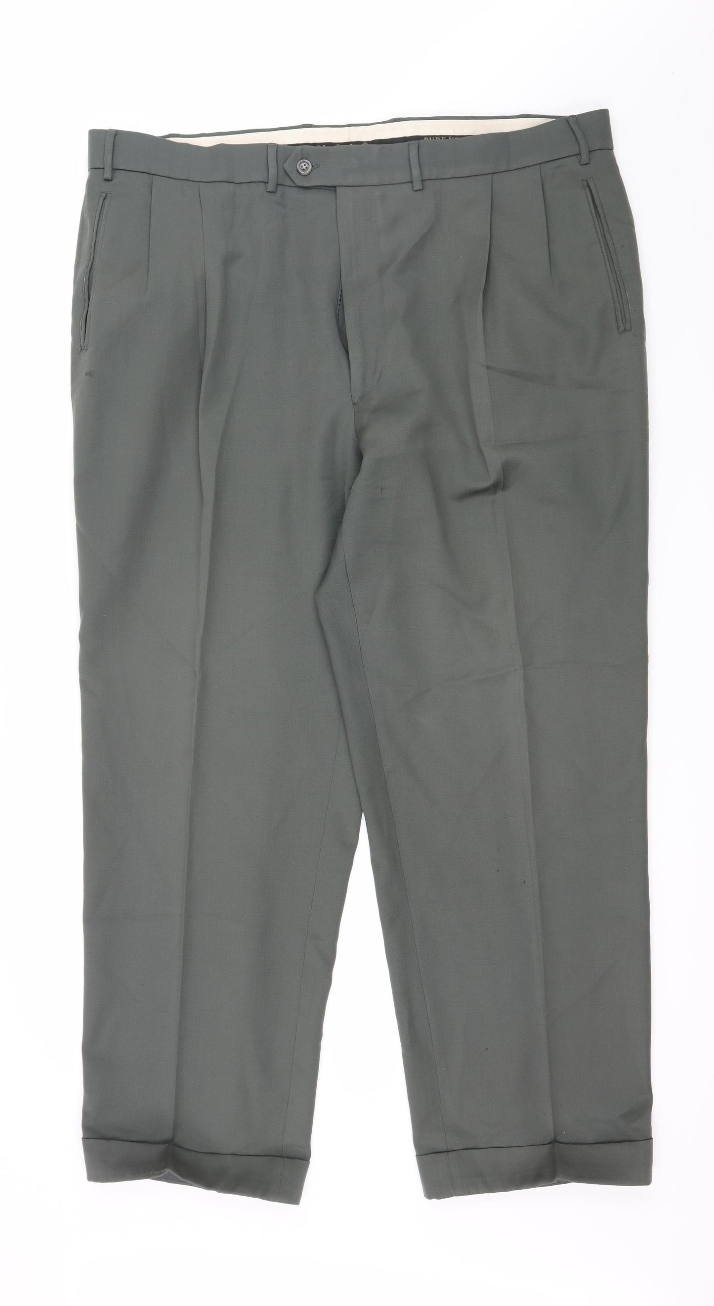 St Micheal Mens Green   Trousers  Size 42 L29 in