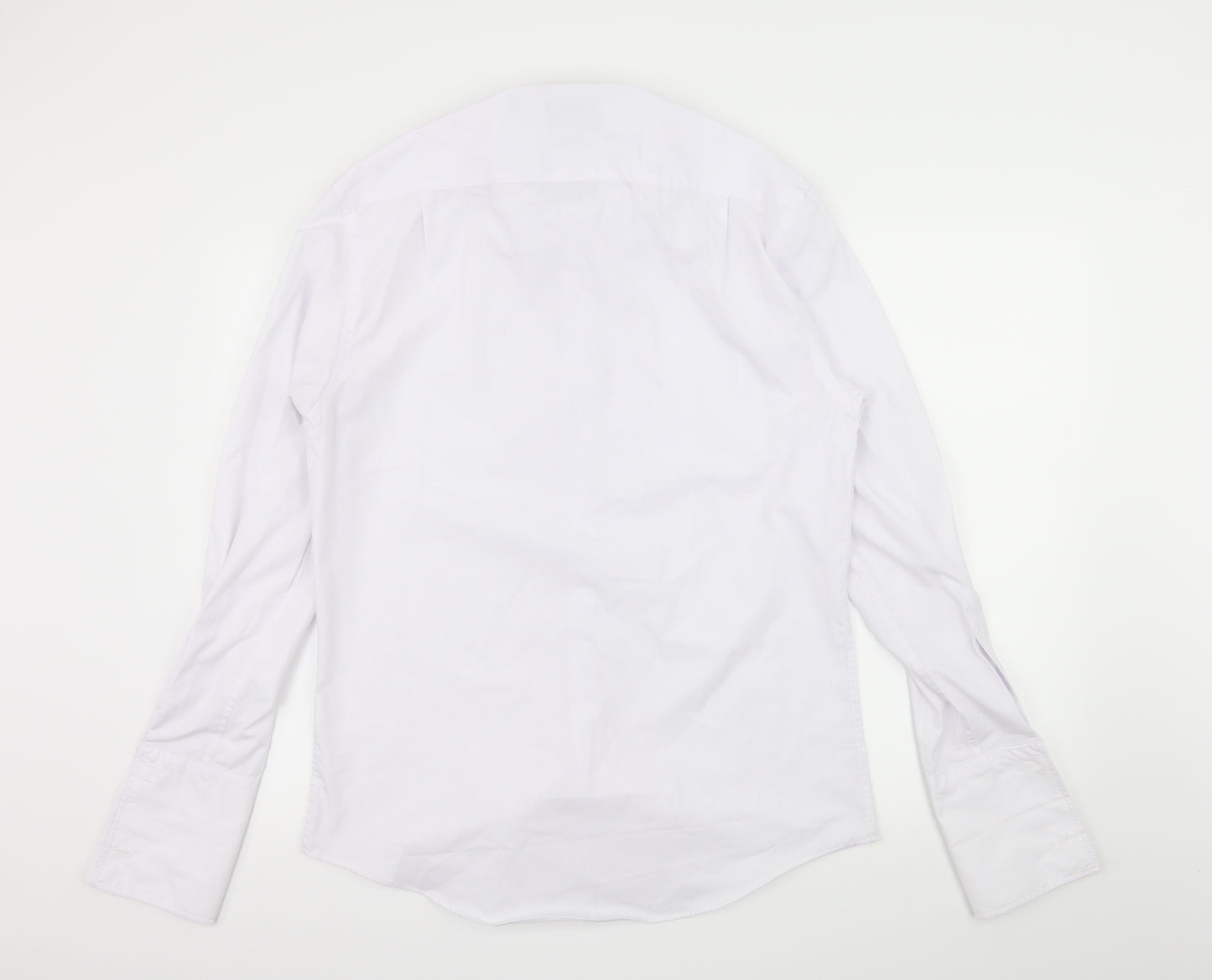 Moss Mens White    Dress Shirt Size 15.5