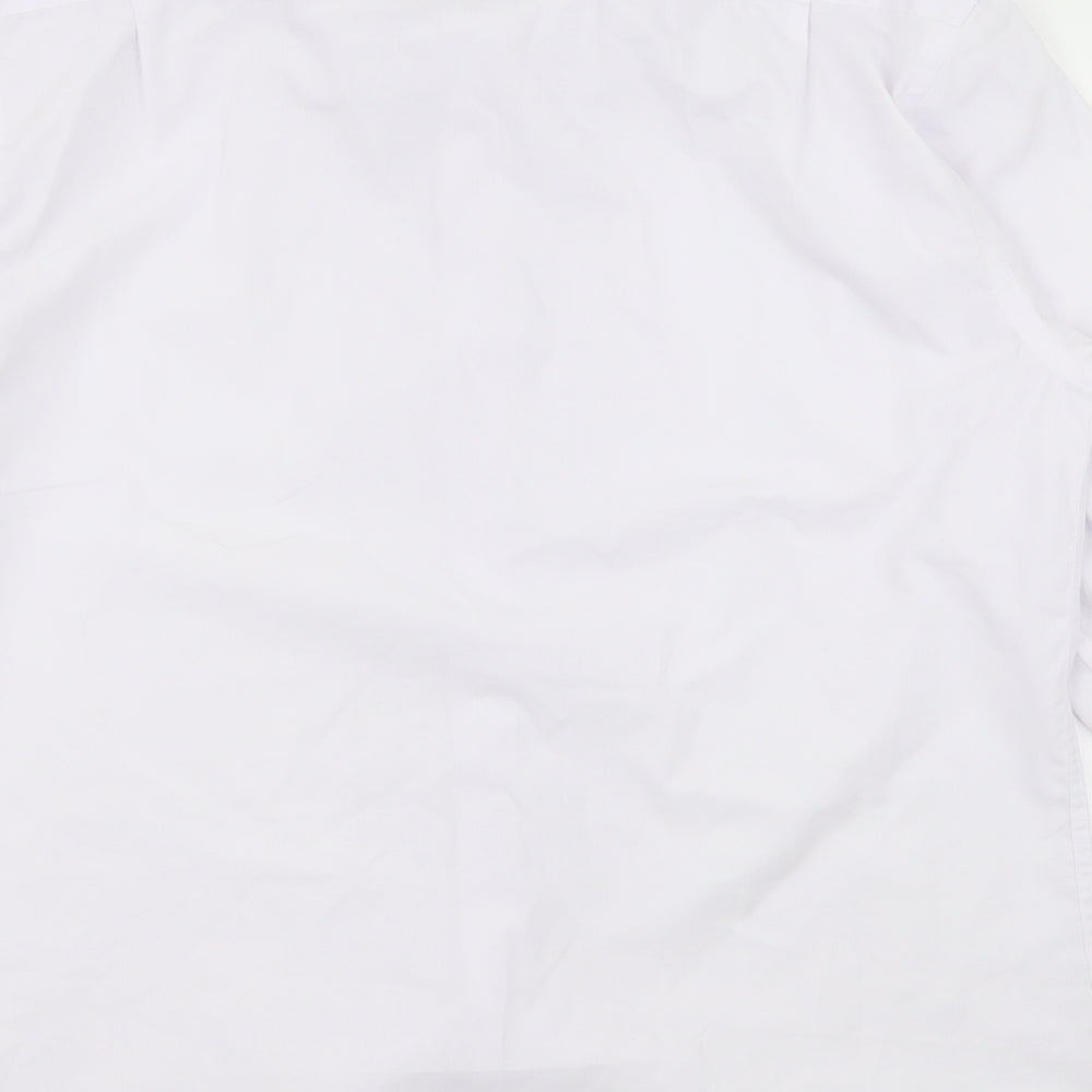 Moss Mens White    Dress Shirt Size 15.5