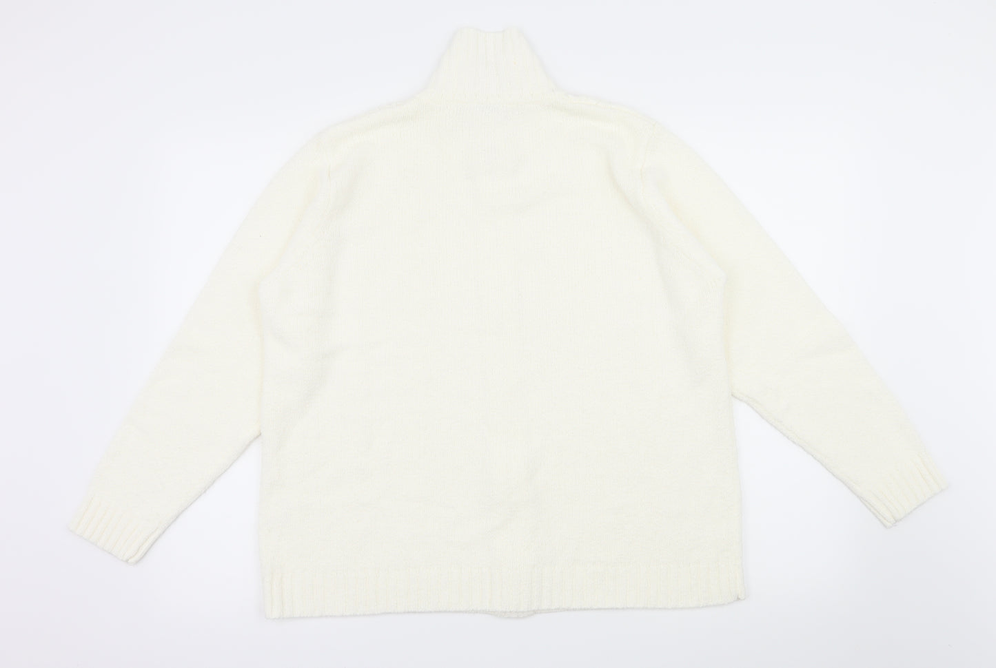 Berkertex Womens Ivory  Knit Cardigan Jumper Size 18