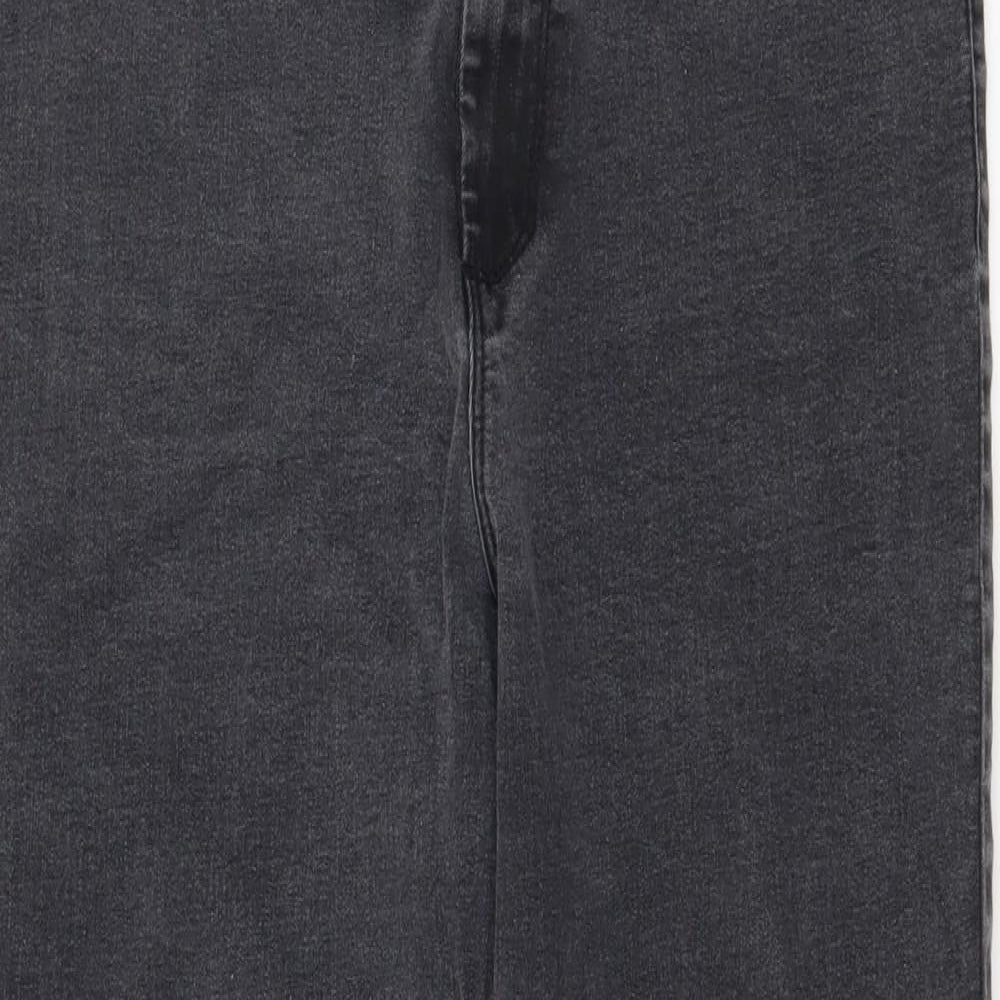 Denim & Co. Womens Grey  Denim Skinny Jeans Size 16 L24 in