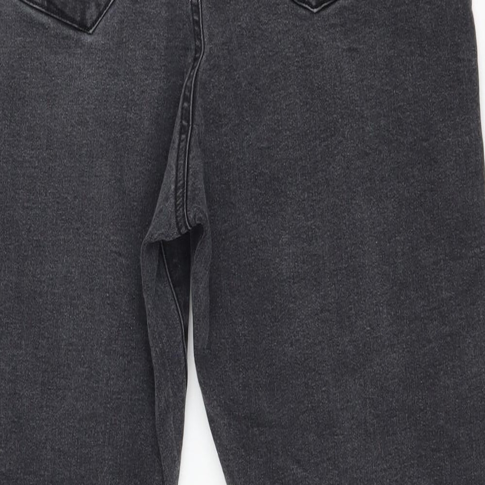 Denim & Co. Womens Grey  Denim Skinny Jeans Size 16 L24 in