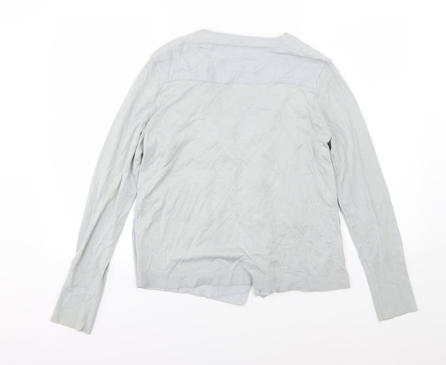 Per Una Womens Grey  Knit Jacket  Size 12