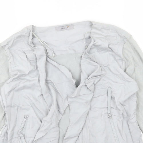 Per Una Womens Grey  Knit Jacket  Size 12