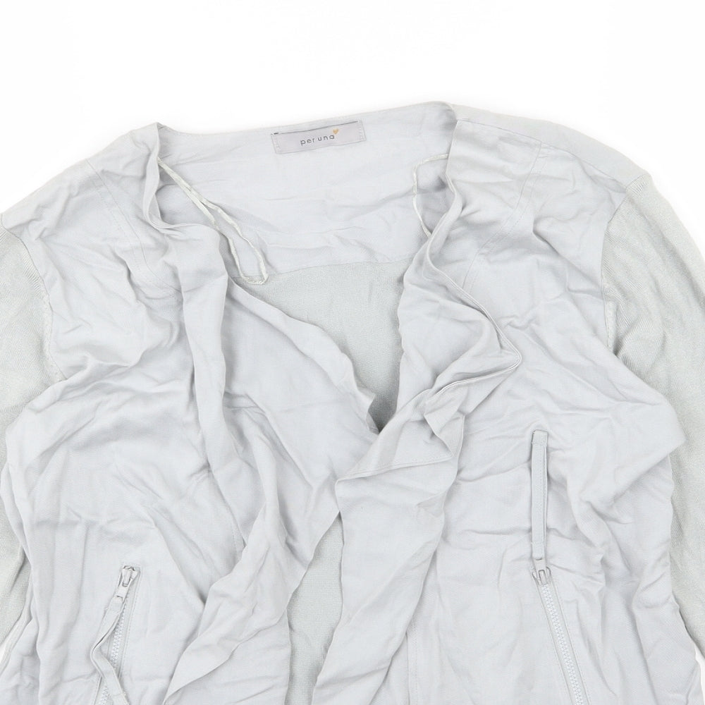 Per Una Womens Grey  Knit Jacket  Size 12