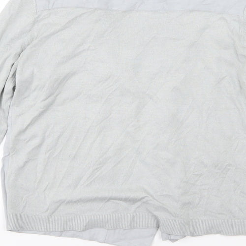 Per Una Womens Grey  Knit Jacket  Size 12