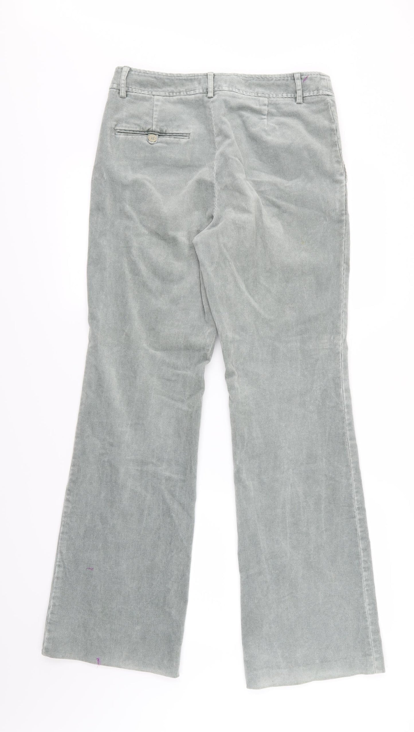 Part Two Womens Blue  Corduroy Bootcut Jeans Size 12 L32 in