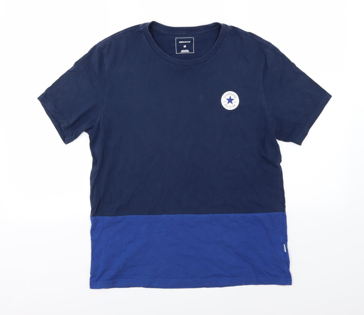 Converse Mens Blue  Jersey  T-Shirt Size M