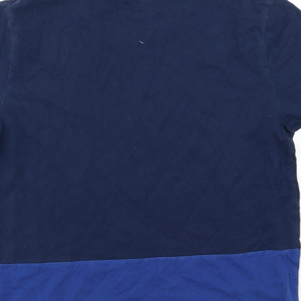 Converse Mens Blue  Jersey  T-Shirt Size M