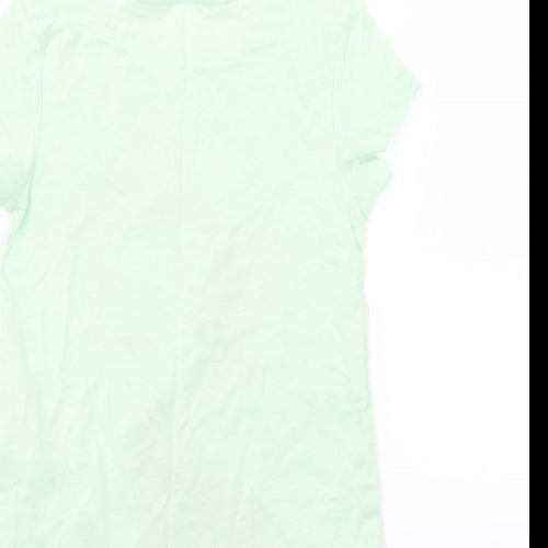 H&M Girls Green  Jersey Basic T-Shirt Size 2-3 Years  - Disney Cat