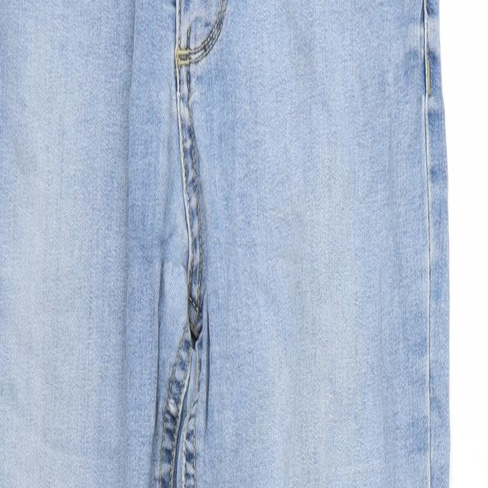 Bershka Womens Blue  Denim Skinny Jeans Size 10 L29 in
