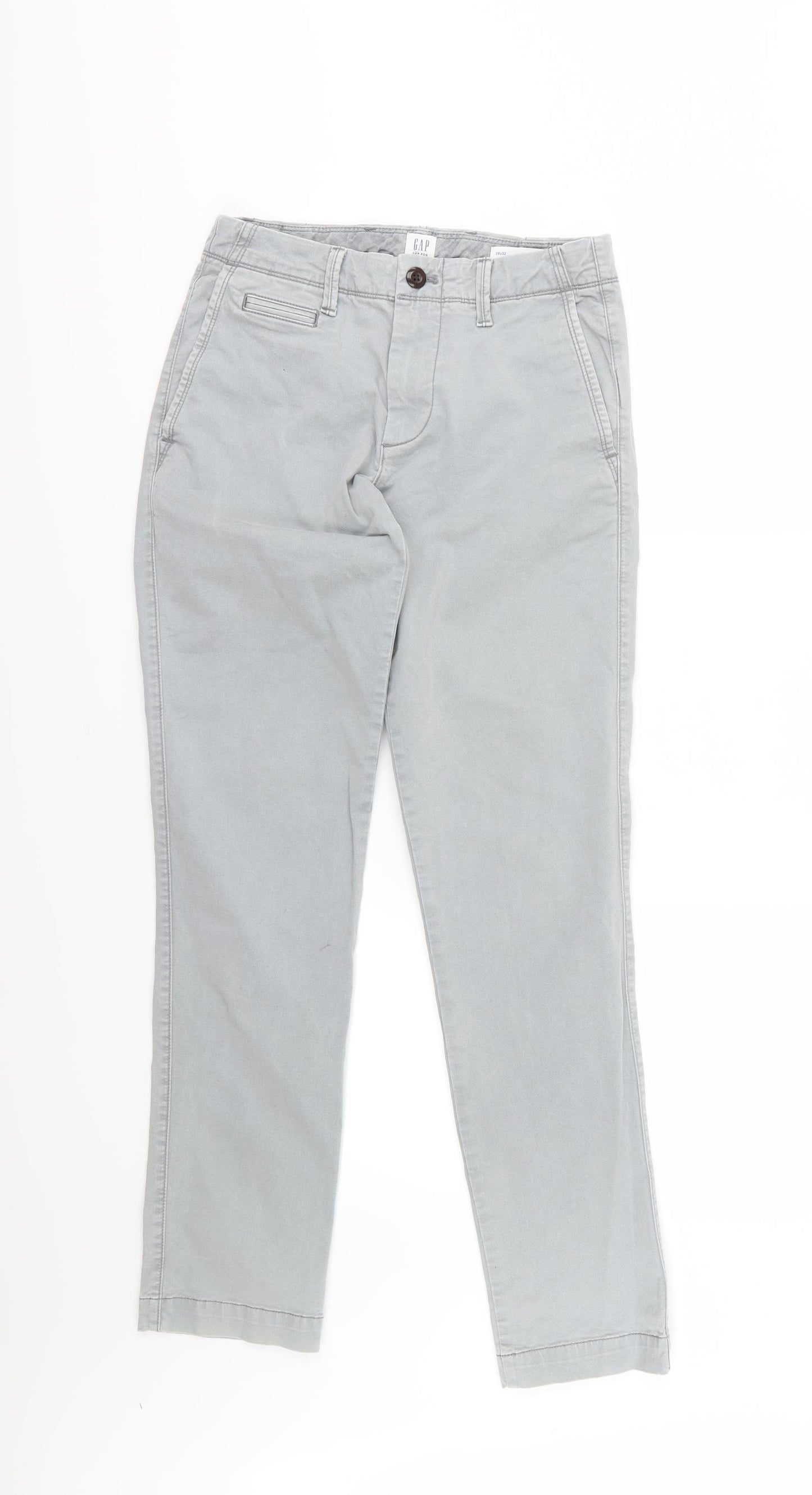 Gap Mens Grey  Denim Straight Jeans Size 28 L32 in