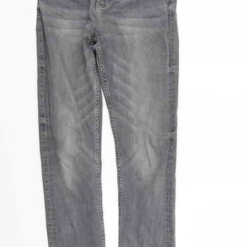 NEXT Boys Grey  Denim Straight Jeans Size 12 Years