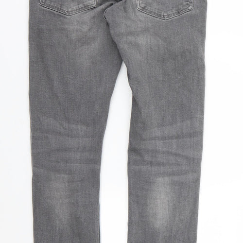 NEXT Boys Grey  Denim Straight Jeans Size 12 Years
