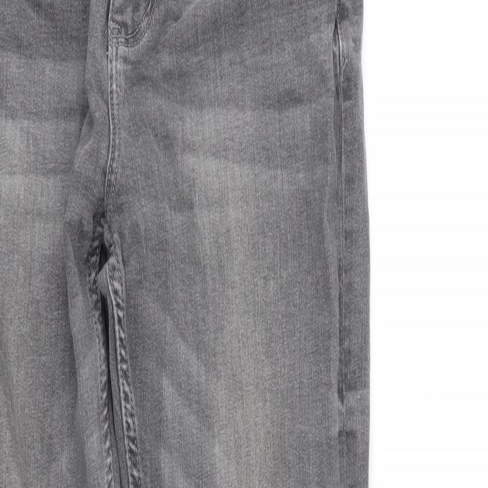 NEXT Boys Grey  Denim Straight Jeans Size 12 Years