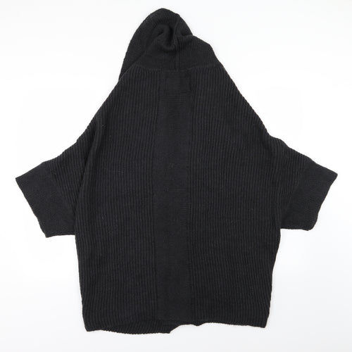 All Saints Womens Black  Knit Cardigan Jumper Size 14
