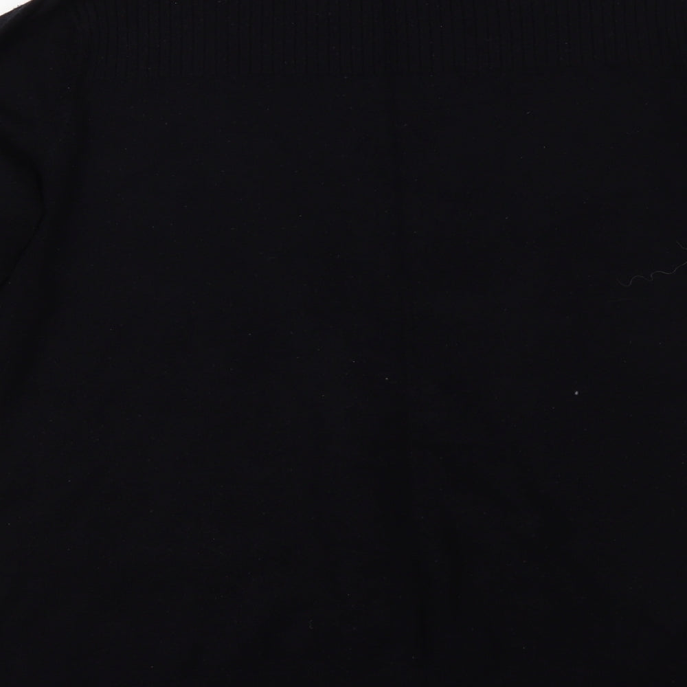George Womens Black  Knit Cardigan Jumper Size 14