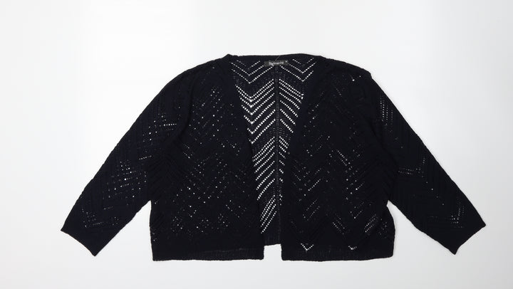 Bonmarché Womens Blue Cardigan Jumper Size M