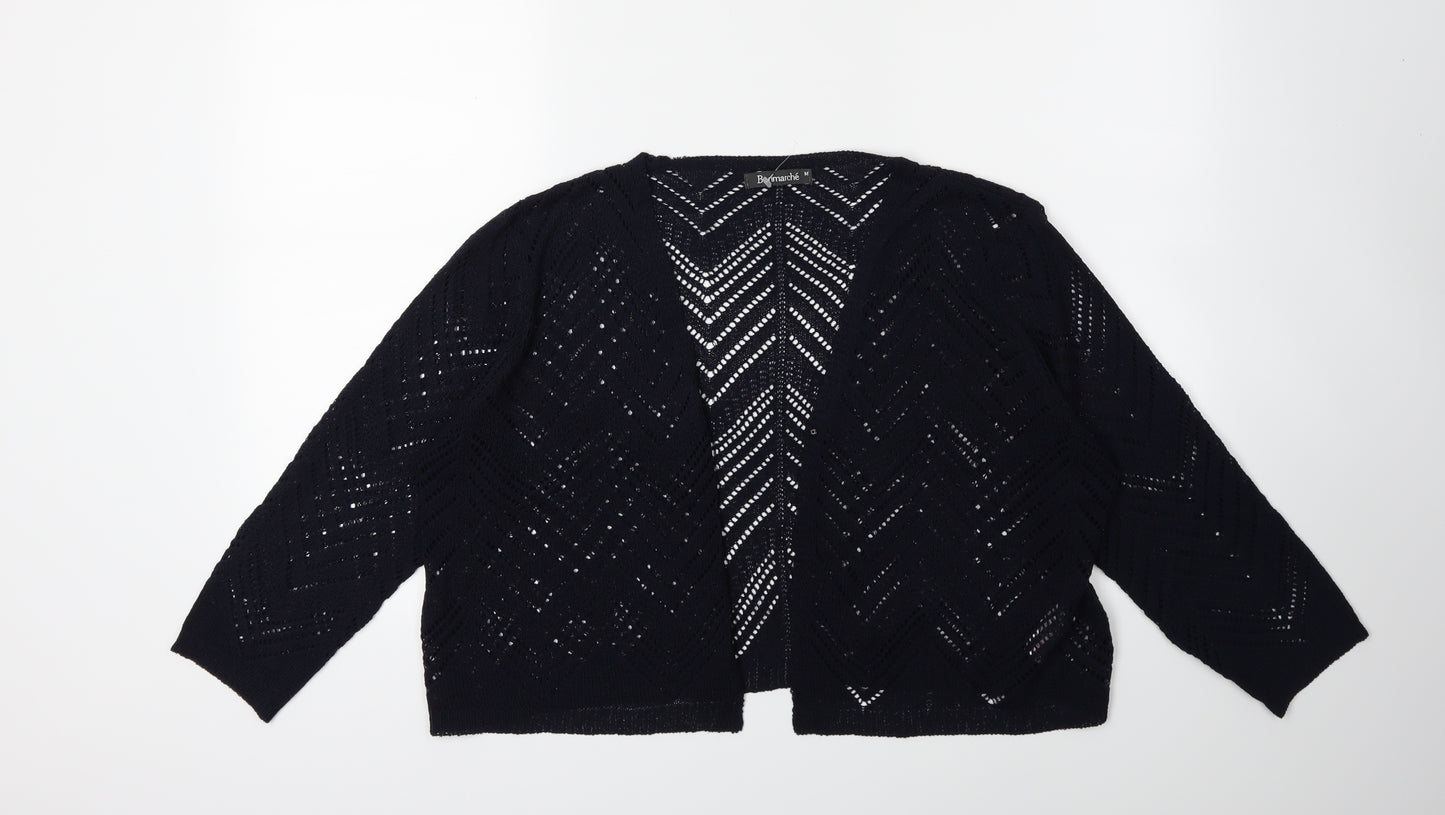 Bonmarché Womens Blue   Cardigan Jumper Size M
