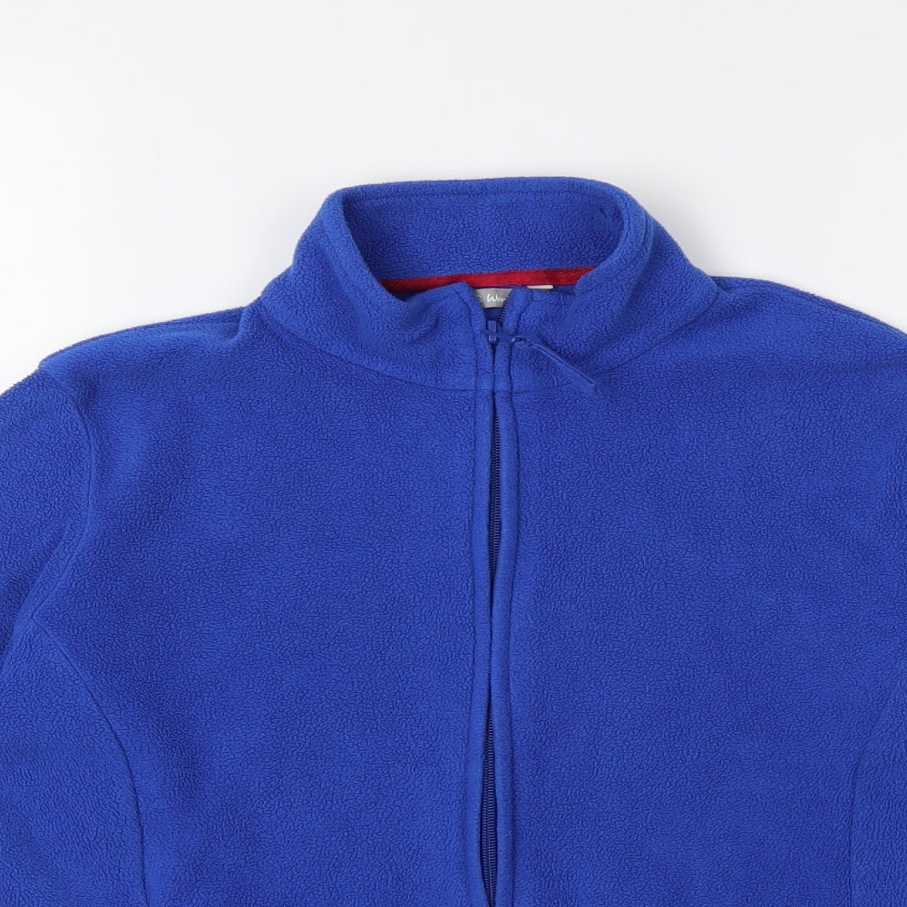 Marks and Spencer Womens Blue  Fleece Jacket  Size 14